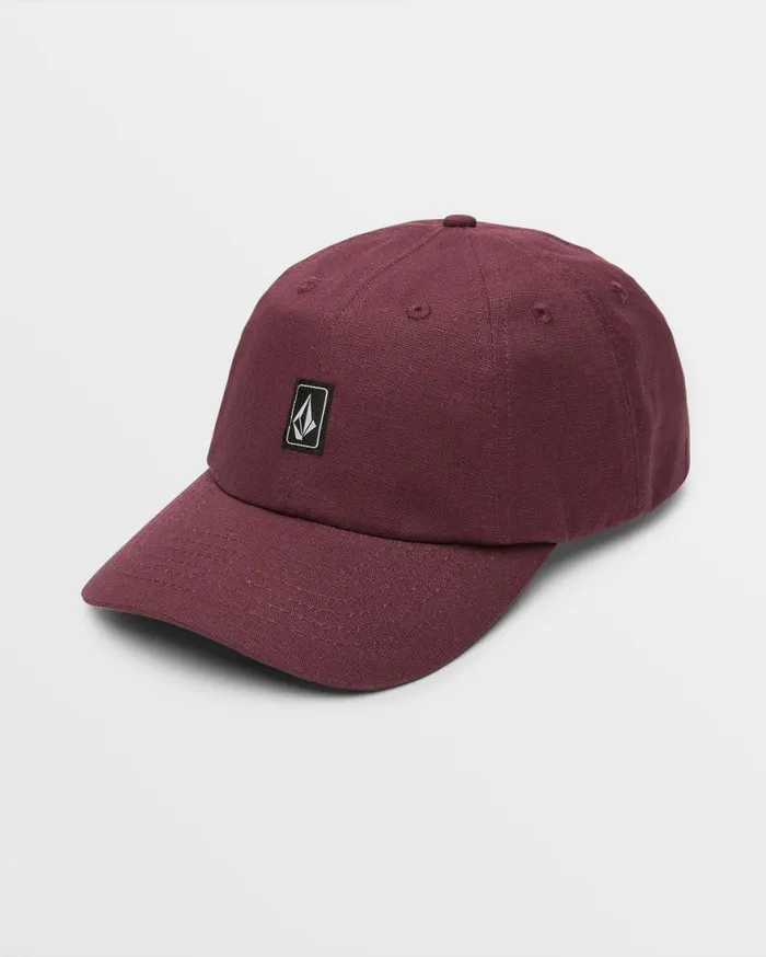 Ramp Stone Adjustable Hat 8211 Merlot Mens Volcom Hats and Beanies