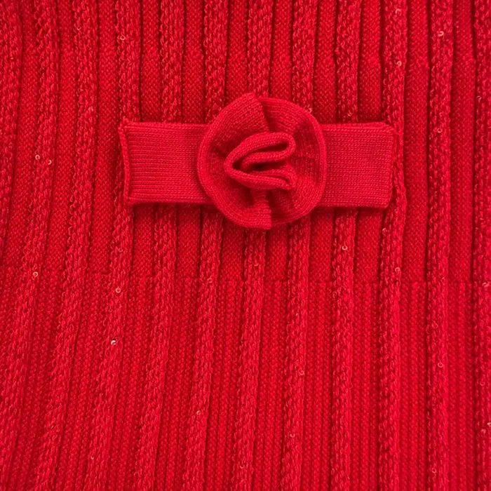 Red Ribbed Knit Skirt Kids Self Portrait Knitwear Red Ribbed Knit Skirt Kids Self Portrait Knitwear