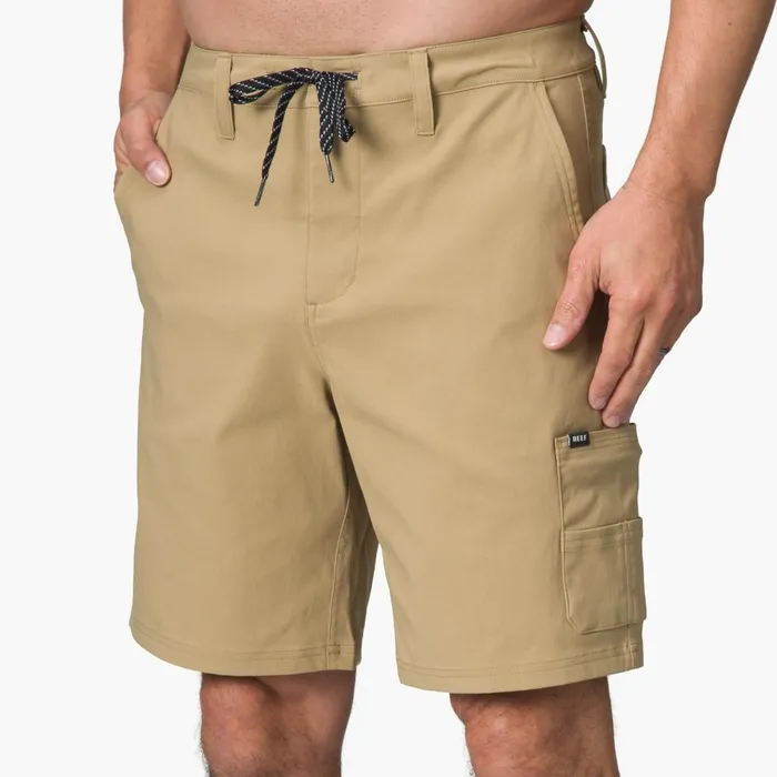 Reef Bramble Utility Upf 40 Walkshort Kelp Men Surf Shirts and Upf Apparel