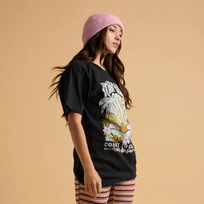Reef Coastal Boyfriend Crew Caviar Women TShirts Tanks and Dresses
