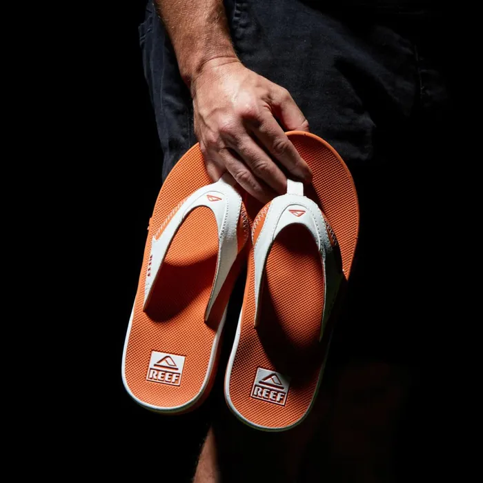 Reef Fanning Pregame Whiteorange Men Sandals Reef Fanning Pregame Whiteorange Men Sandals