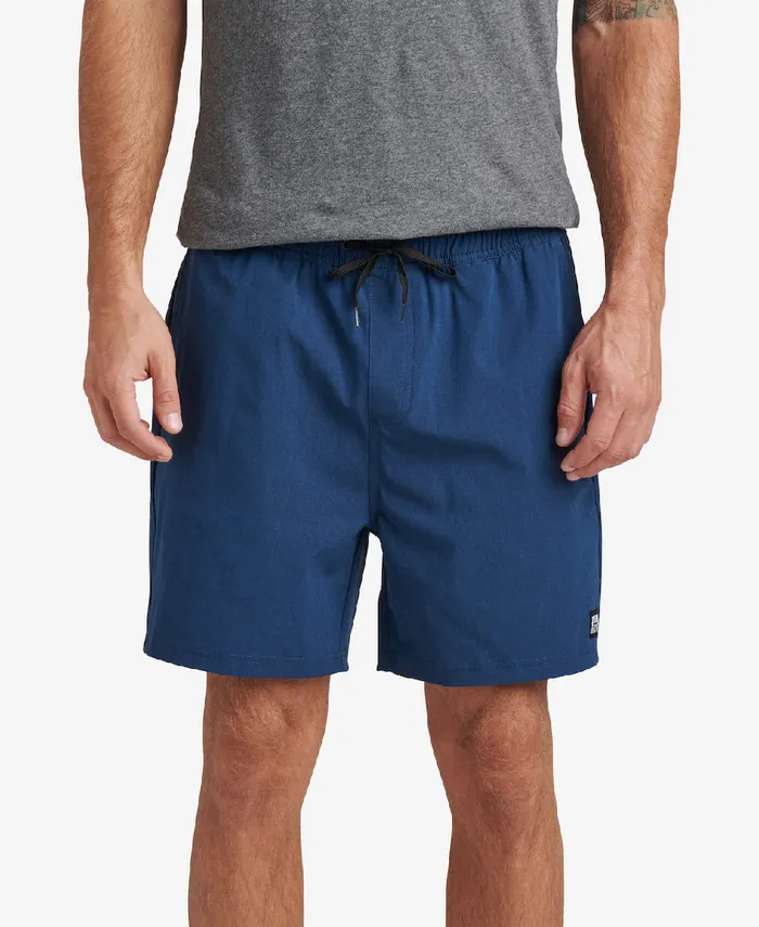 Reef Fields 17 Elastic Waist Walk Short Insignia Blu Men Shorts Boardshorts and Pants