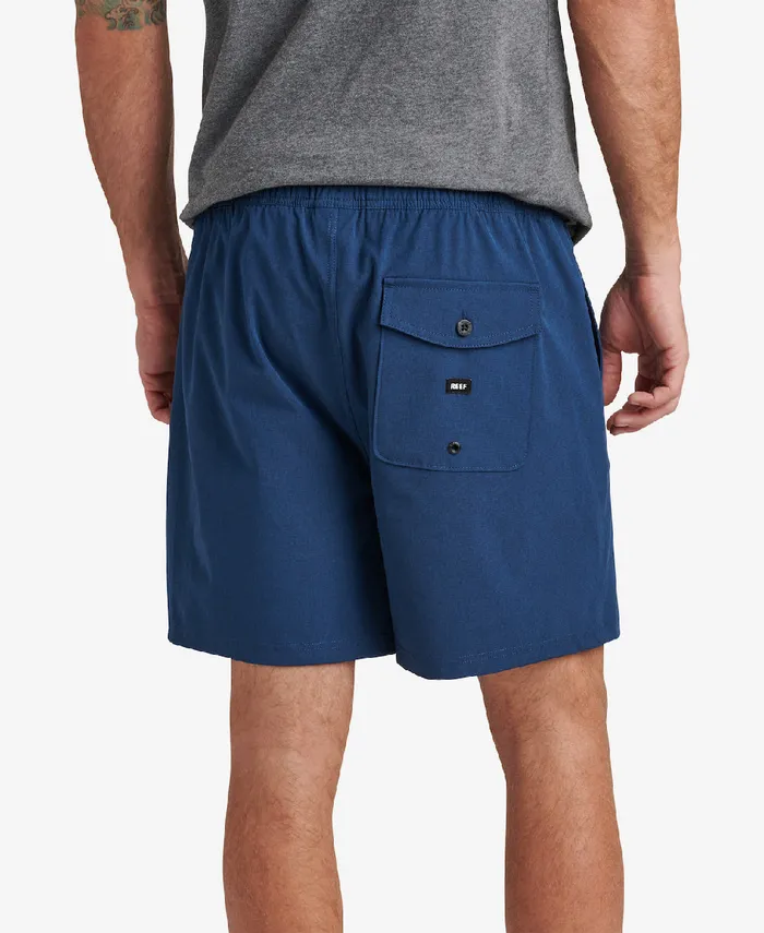 Reef Fields 17 Elastic Waist Walk Short Insignia Blu Men Shorts Boardshorts and Pants Reef Fields 17 Elastic Waist Walk Short Insignia Blu Men Shorts Boardshorts and Pants