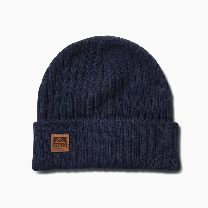 Reef Jenks Cuff Beanie Insigna Blue Men Hats and Beanies