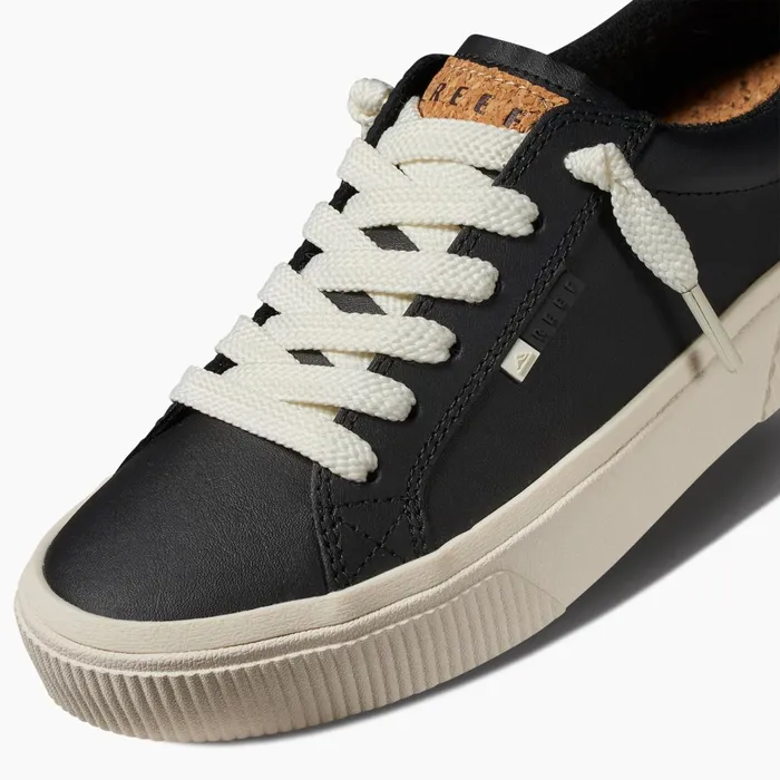 Reef Lay Day Dawn Black Leather Women Shoes Reef Lay Day Dawn Black Leather Women Shoes