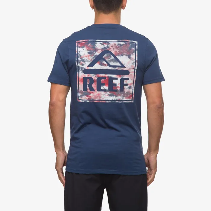 Reef Liberty Short Sleeve Tee Insigna Blue Men Shirts and TShirts