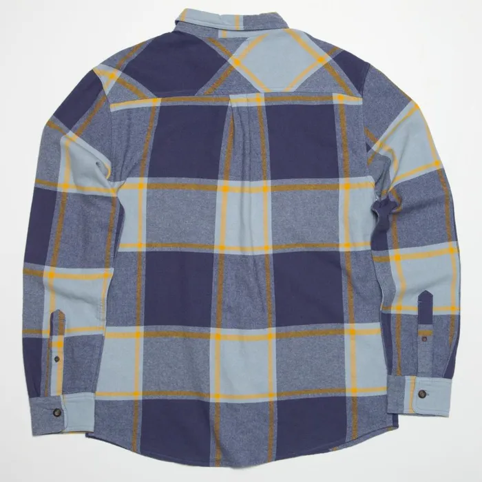 Reef Morris Long Sleeve Woven Shirt Blue Fog Men Outerwear Reef Morris Long Sleeve Woven Shirt Blue Fog Men Outerwear