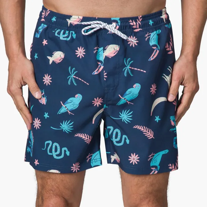 Reef Myers Elastic Waist Short 16034 Insigna Blue Men Shorts Boardshorts and Pants