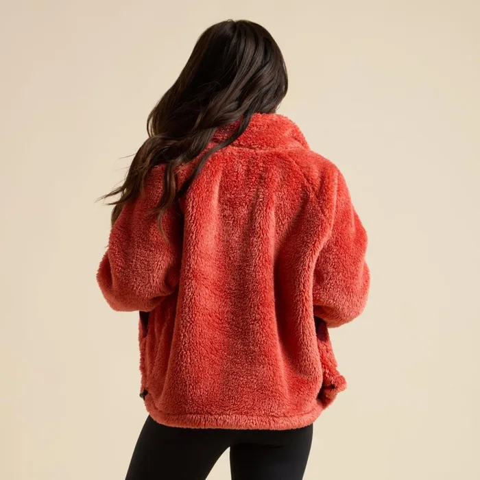 Reef Pilot Sherpa Jacket Chili Women Hoodies Sweaters and Jackets