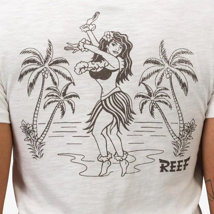 Reef Tayja Short Sleeve Tee White Men Shirts and TShirts