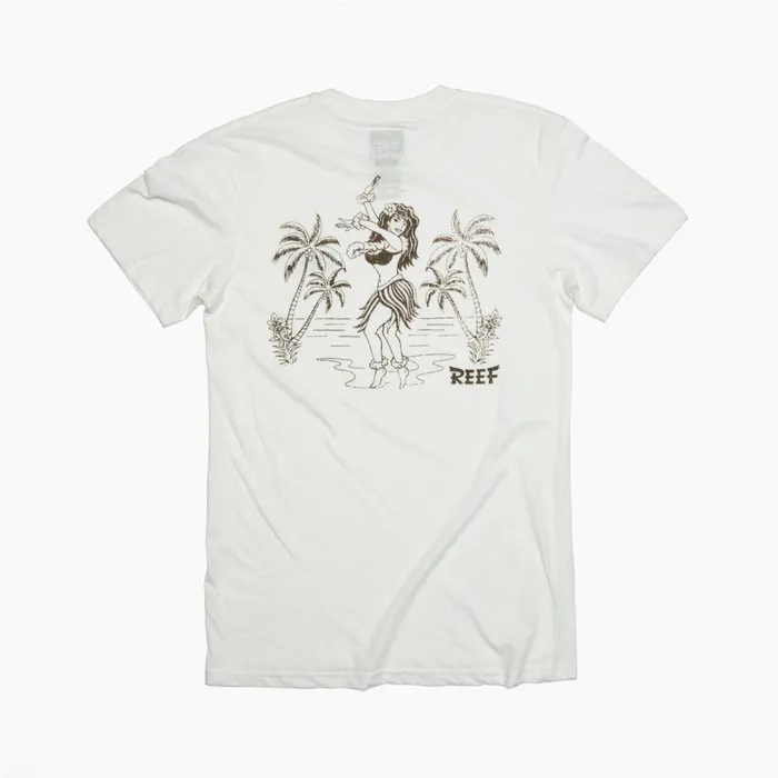 Reef Tayja Short Sleeve Tee White Men Shirts and TShirts