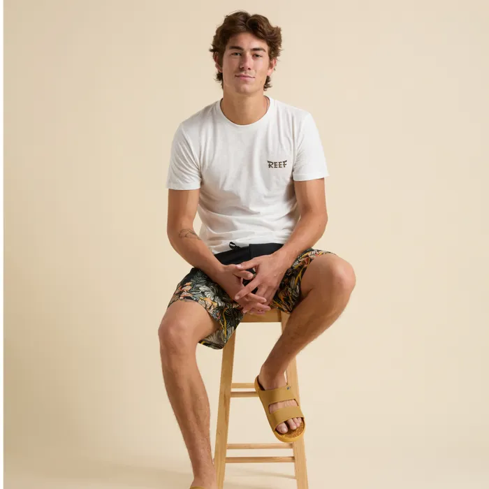 Reef Tayja Short Sleeve Tee White Men Shirts and TShirts