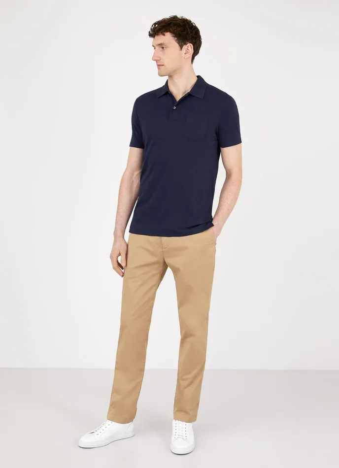 Regular Fit Stretch Chino Stone Men SUNSPEL Pants