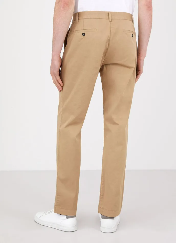 Regular Fit Stretch Chino Stone Men SUNSPEL Pants