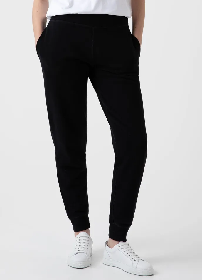 Relaxed Loopback Sweatpants Black Women Loungewear and Sleepwear ussunspel Relaxed Loopback Sweatpants Black Women Loungewear and Sleepwear ussunspel