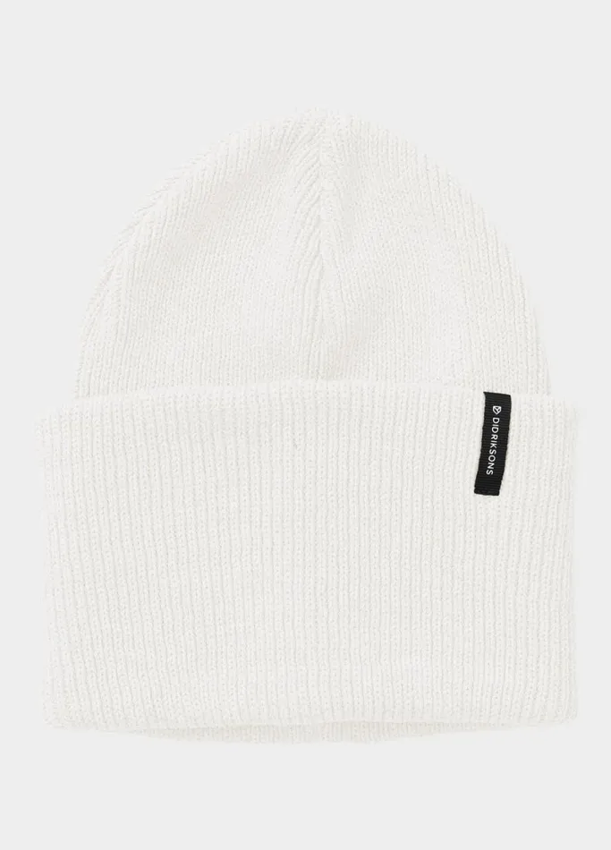 River Beanie Off White WomenMen Didriksons Hats and Caps