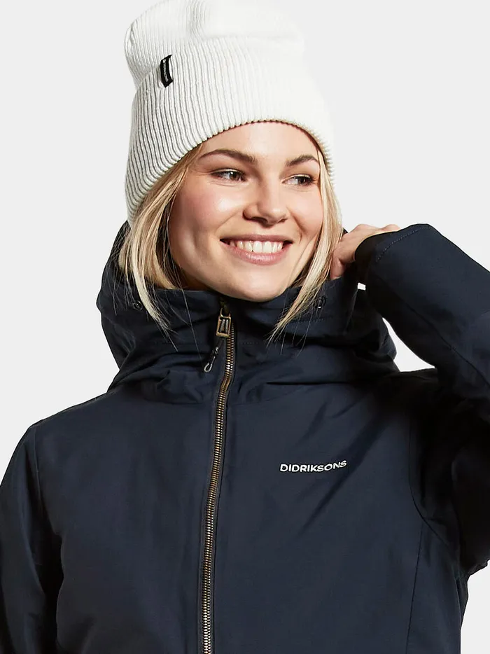 River Beanie Off White WomenMen Didriksons Hats and Caps