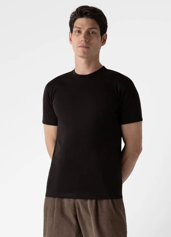 Riviera Midweight Tshirt Coffee Men SUNSPEL Tshirts