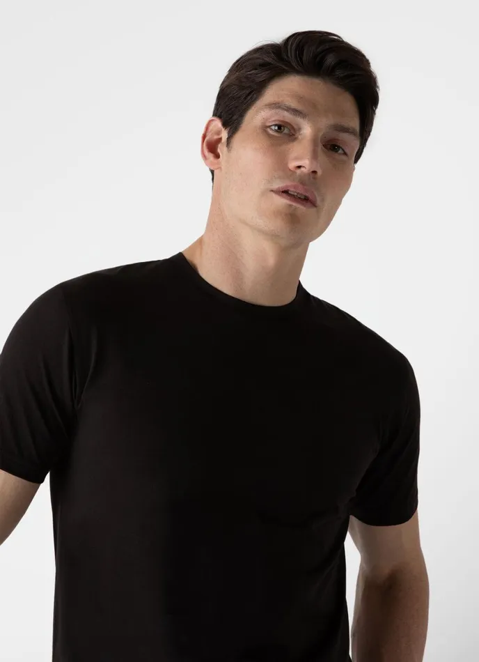Riviera Midweight Tshirt Coffee Men SUNSPEL Tshirts