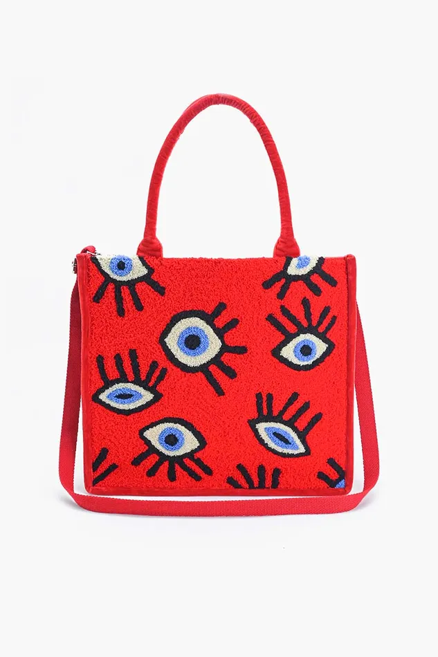 Ruby Whimsical Wonder Eye Tote Totes America and Beyond Women