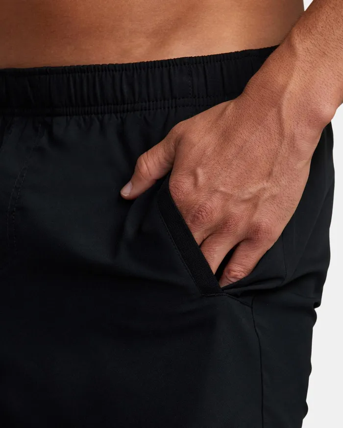 RVCA Athletic Shorts YOGGER IV ATHLETIC SHORTS 17034 Black 8211 Men