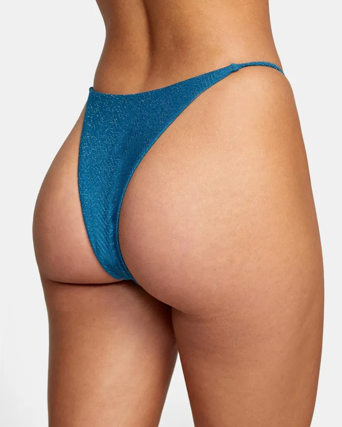 RVCA Bikini Bottoms Brightside Skimpy French Bikini Bottoms Snorkel Blue 8211 Women RVCA Bikini Bottoms Brightside Skimpy French Bikini Bottoms Snorkel Blue 8211 Women