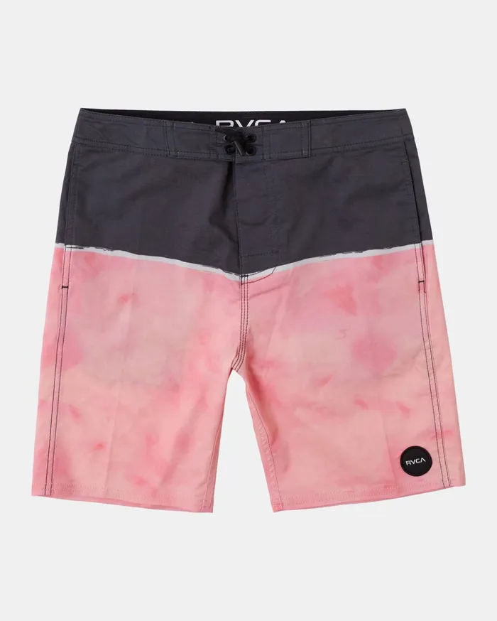 RVCA Boardshorts Boy039s County Boardshorts 17034 Flamingo 8211 Boys