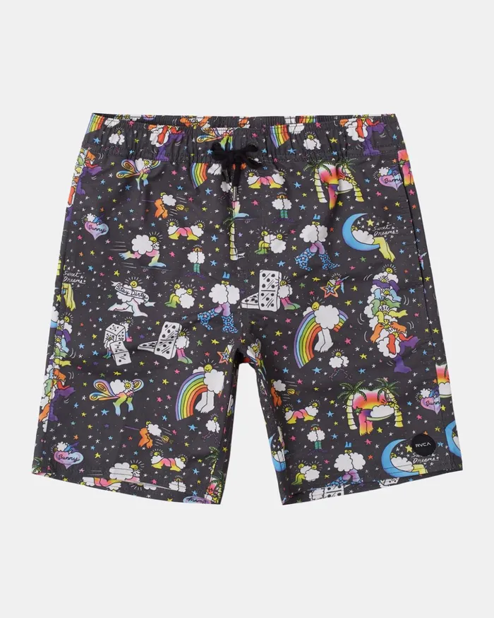RVCA Boardshorts Boy039s Jesse Lortz Elastic Boardshorts 16034 Black 8211 Boys RVCA Boardshorts Boy039s Jesse Lortz Elastic Boardshorts 16034 Black 8211 Boys