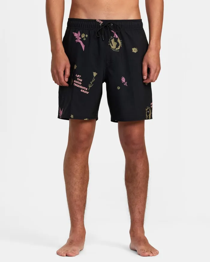 RVCA Boardshorts VA Pigment Elastic Waist Boardshorts 17034 Dark Plum 8211 Men RVCA Boardshorts VA Pigment Elastic Waist Boardshorts 17034 Dark Plum 8211 Men