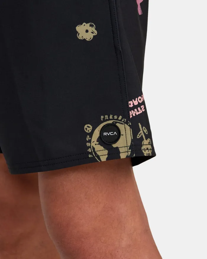 RVCA Boardshorts VA Pigment Elastic Waist Boardshorts 17034 Dark Plum 8211 Men RVCA Boardshorts VA Pigment Elastic Waist Boardshorts 17034 Dark Plum 8211 Men