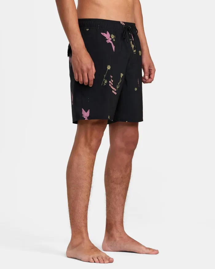 RVCA Boardshorts VA Pigment Elastic Waist Boardshorts 17034 Dark Plum 8211 Men RVCA Boardshorts VA Pigment Elastic Waist Boardshorts 17034 Dark Plum 8211 Men