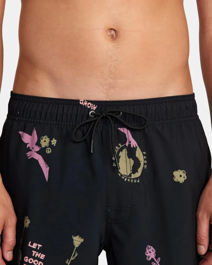 RVCA Boardshorts VA Pigment Elastic Waist Boardshorts 17034 Dark Plum 8211 Men RVCA Boardshorts VA Pigment Elastic Waist Boardshorts 17034 Dark Plum 8211 Men