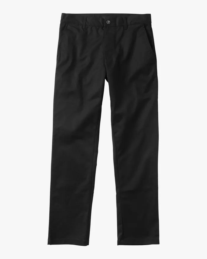 RVCA Denim Pants Boy039s Weekday Stretch Pants Black 8211 Boys