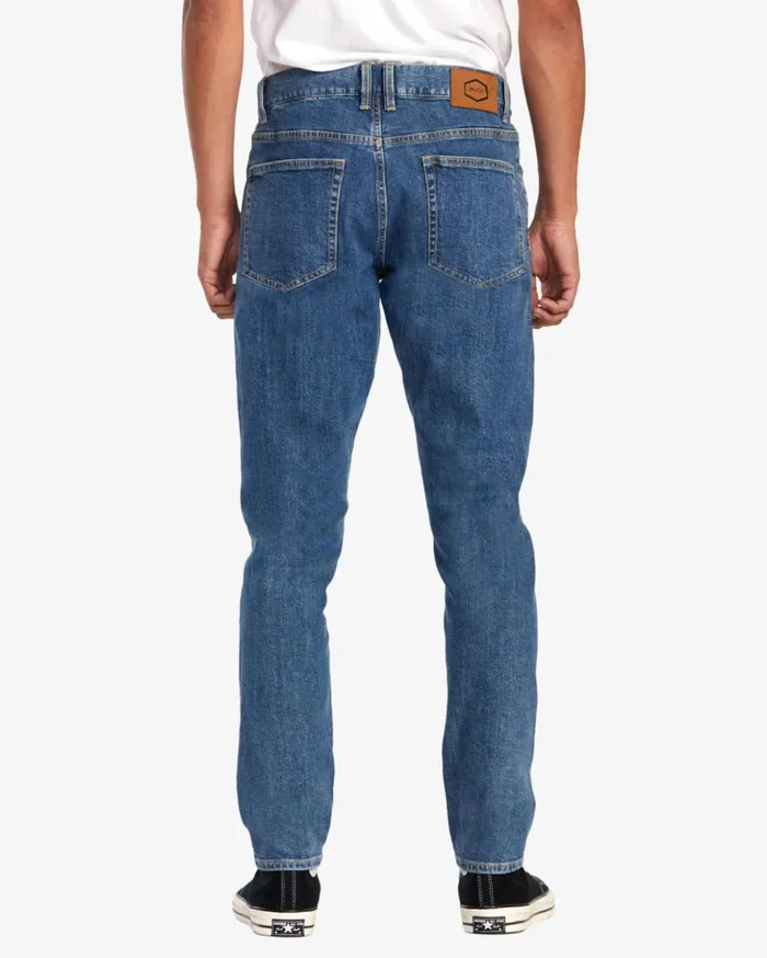 RVCA Denim Weekend Straight Fit Jeans Light Vintage Wash 8211 Men