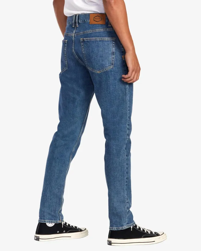 RVCA Denim Weekend Straight Fit Jeans Light Vintage Wash 8211 Men