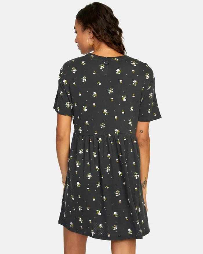 RVCA Dresses Rompers City Vibes Mini Dress Black 8211 Women