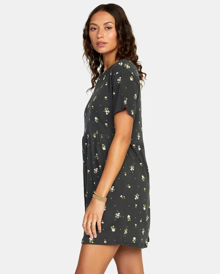 RVCA Dresses Rompers City Vibes Mini Dress Black 8211 Women