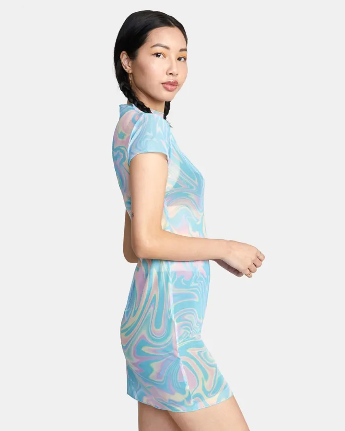 RVCA Dresses Rompers Phantasm Mini Dress Multi 8211 Women