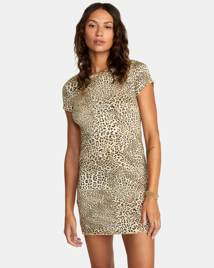 RVCA Dresses Rompers Rover TShirt Dress Multi 8211 Women