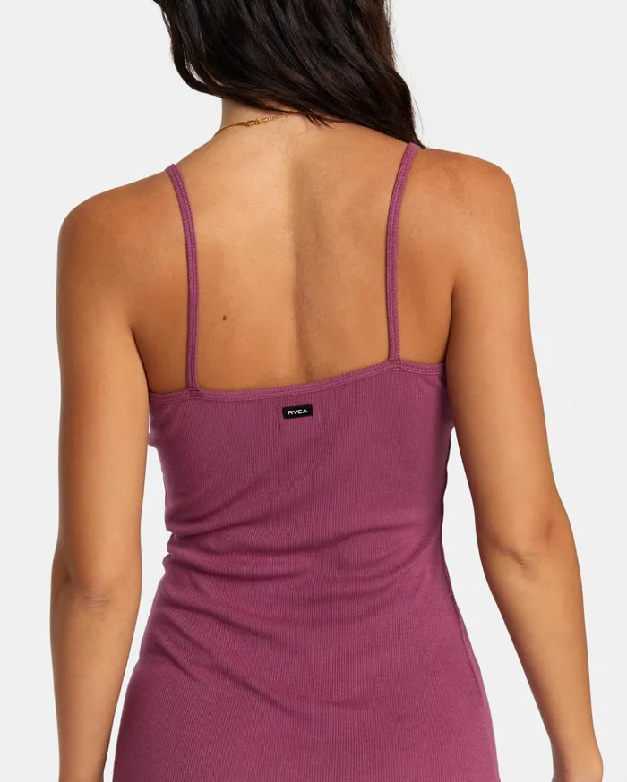RVCA Dresses Rompers Slink Midi Dress Mulberry 8211 Women