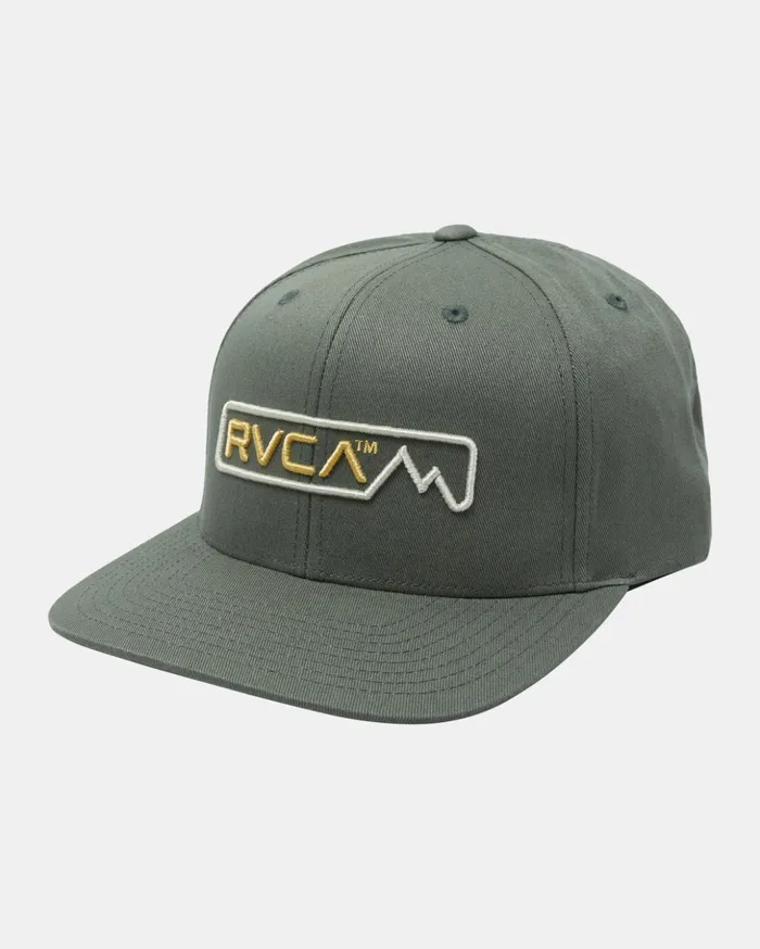RVCA Hats Beanies Altitude Snapback Hat Olive 8211 Men