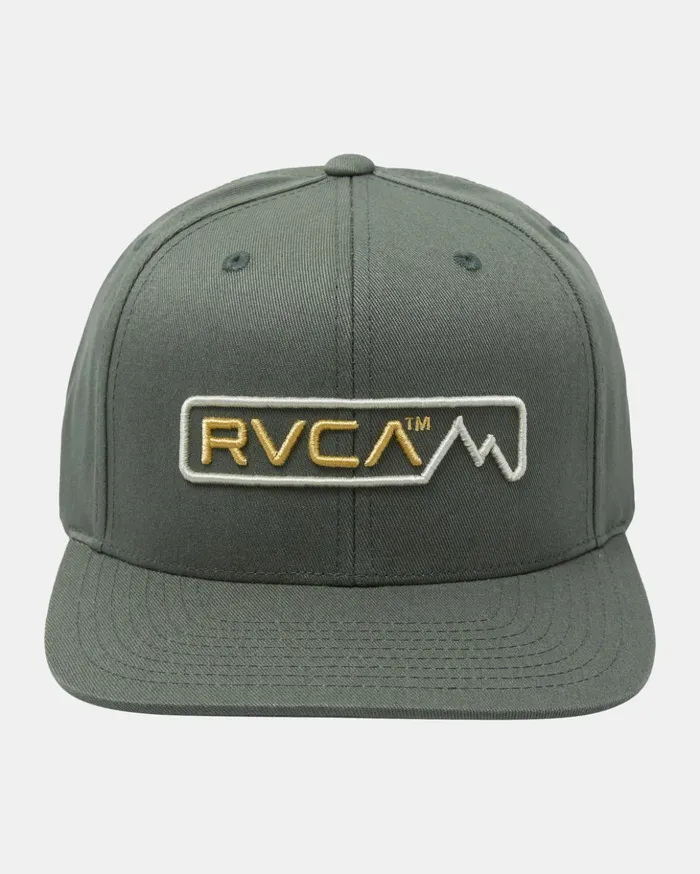RVCA Hats Beanies Altitude Snapback Hat Olive 8211 Men