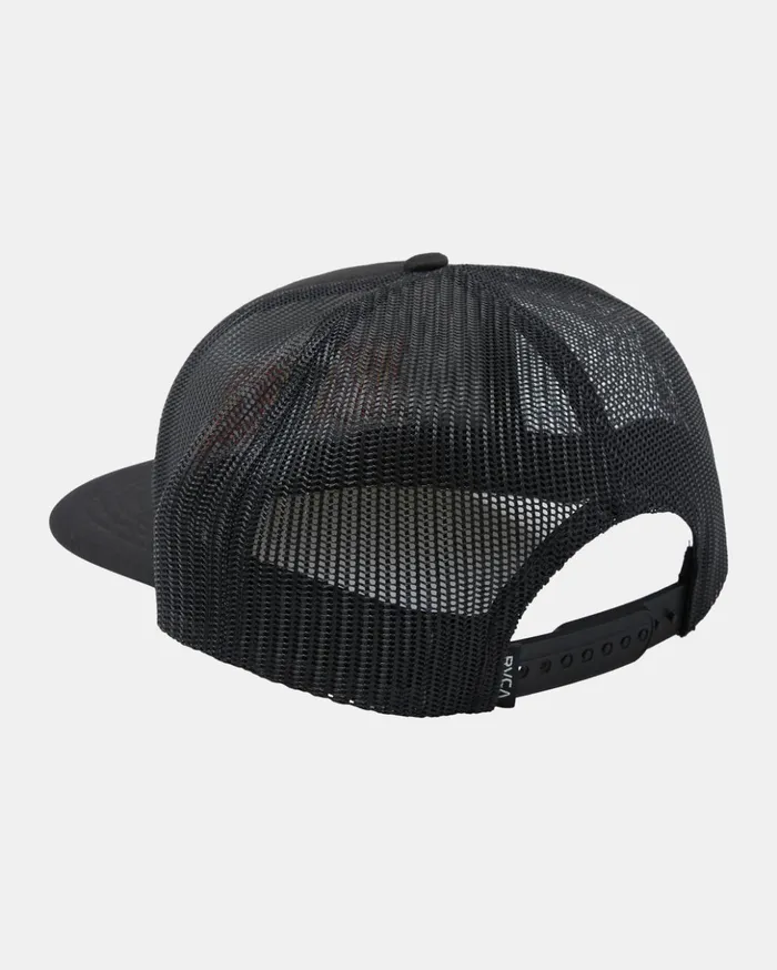 RVCA Hats Beanies Boy039s Del Toro Trucker Hat Black 8211 Boys