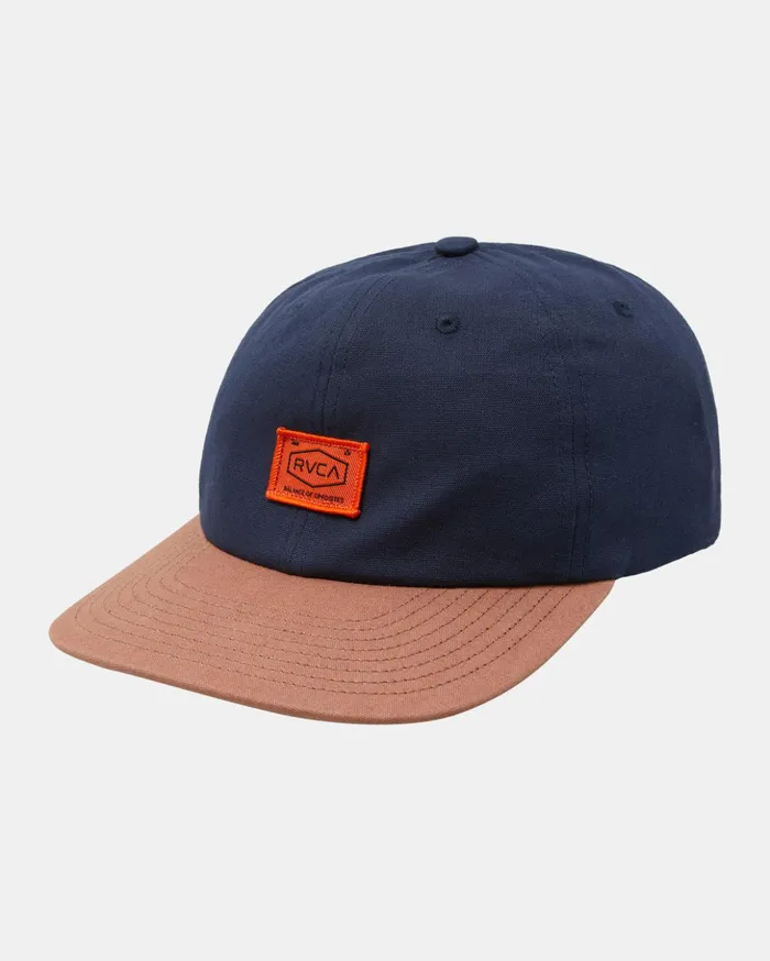 RVCA Hats Beanies Chainmail Baseball Hat Indigo 8211 Men