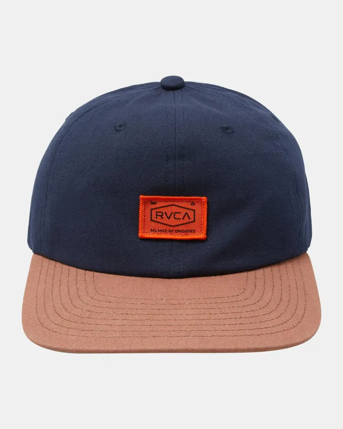RVCA Hats Beanies Chainmail Baseball Hat Indigo 8211 Men