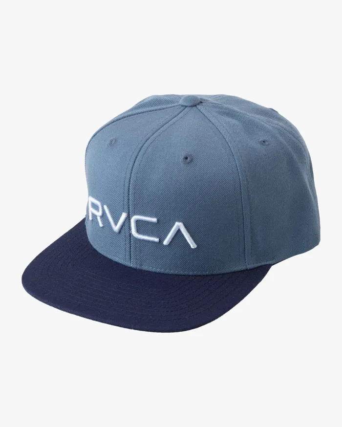 RVCA Hats Beanies RVCA Twill Snapback II Hat Slate 8211 Men
