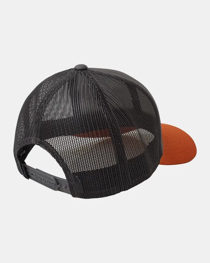 RVCA Hats Beanies Ticket Trucker III Hat Charcoal 8211 Men