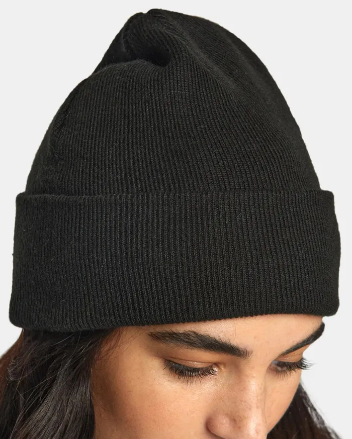 RVCA Hats Essential Beanie Rvca Black 8211 Women