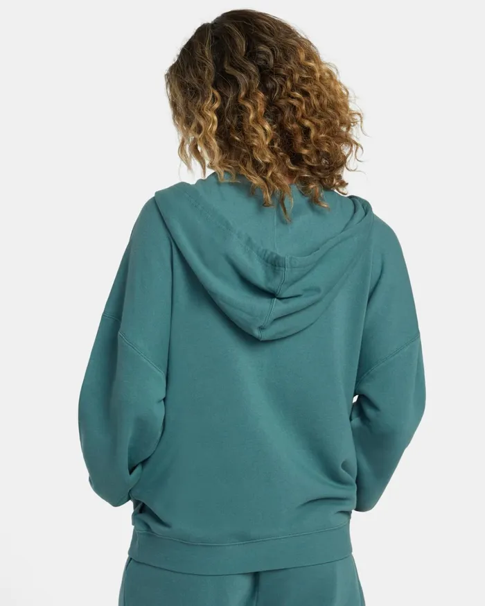 RVCA Hoodies Sweatshirts Rose Machado Thrift ZipUp Hoodie Teal 8211 MenWomen RVCA Hoodies Sweatshirts Rose Machado Thrift ZipUp Hoodie Teal 8211 MenWomen