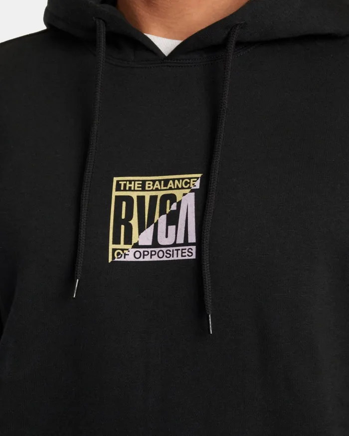 RVCA Hoodies Sweatshirts Splitter Hoodie Black 8211 Men